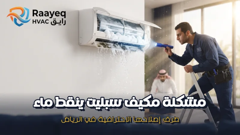 مكيف سبليت ينقط ماء - مؤسسة رايق