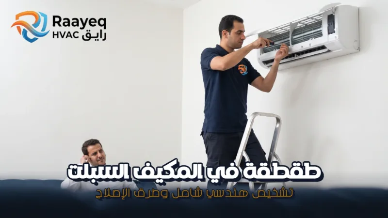 صوت طقطقة في المكيف السبلت: تشخيص هندسي شامل وطرق الإصلاح