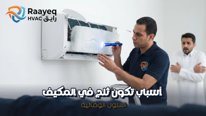 اسباب تكون ثلج في المكيف السبلت من الداخل - مؤسسة رايق