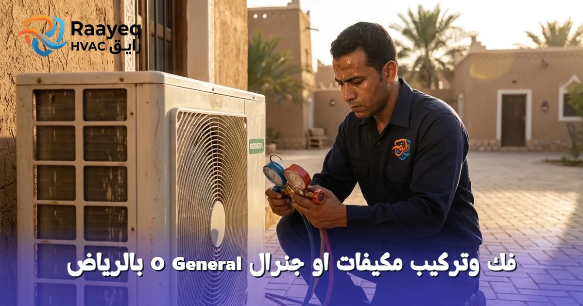 لا تشيل هم فك وتركيب مكيفات او جنرال O General بالرياض.. فريق رايق ينجزها بجداره!